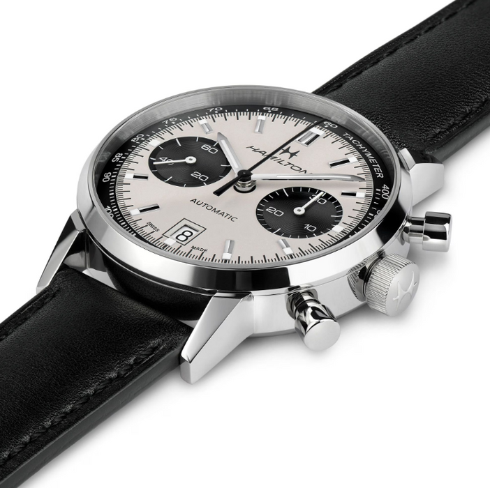 Hamilton American Classic Intra-Matic Auto Chrono White Dial Men's Watch H38416711