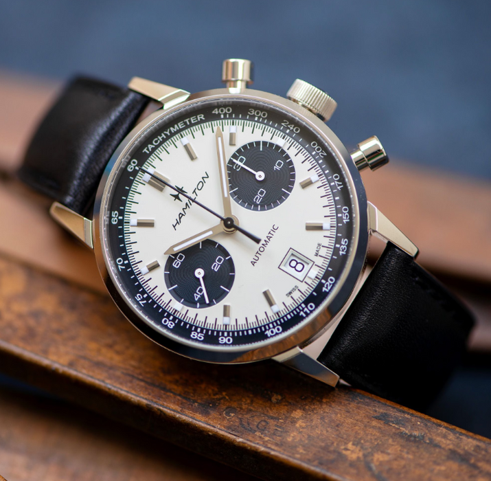 Hamilton American Classic Intra-Matic Auto Chrono White Dial Men's Watch H38416711