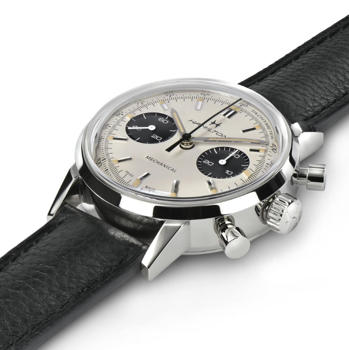 Hamilton American Classic Intra-Matic Auto Chronograph White Dial Men's Watch H38429710
