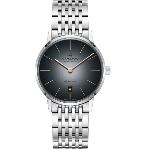 Hamilton American Classic Intra-Matic Auto Grey Dial Men's Watch H38455181