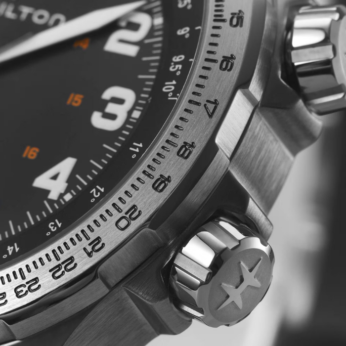 Hamilton Khaki Aviation X-Wind Day Date Auto Black Dial Round Men's Watch H77755133