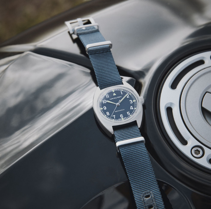 Hamilton Khaki Aviation Pilot Mechanical Blue Dial Round Men's Watch H76419941