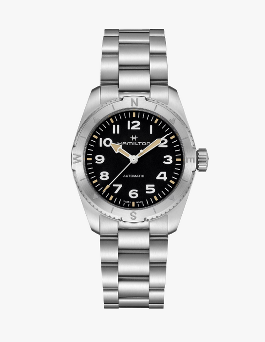 Hamilton Khaki Field Black Dial Compass Design Men's Watch H70225130