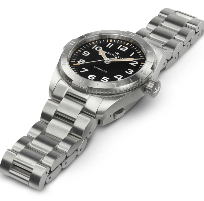 Hamilton Khaki Field Black Dial Compass Design Men's Watch H70225130