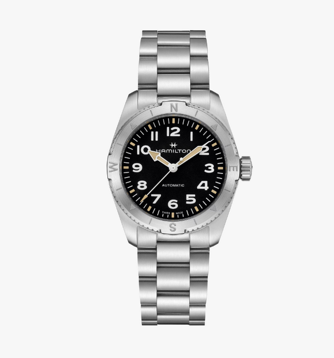 Hamilton Khaki Field Black Dial Compass Design Men's Watch H70225130