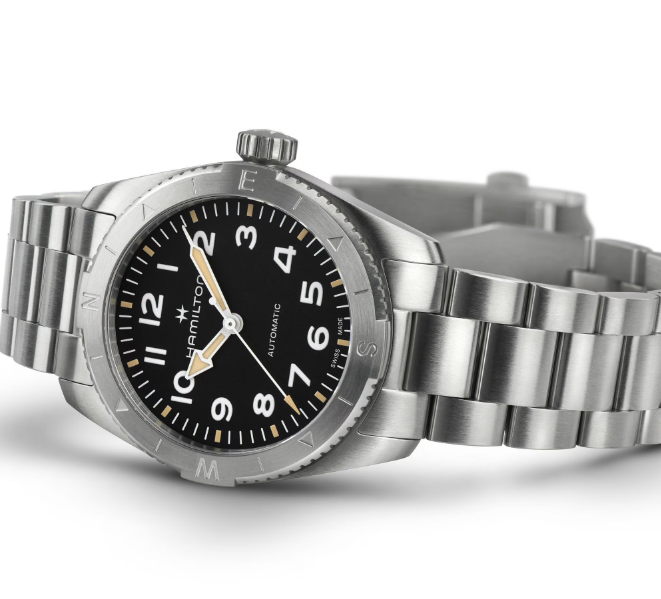 Hamilton Khaki Field Black Dial Compass Design Men's Watch H70225130