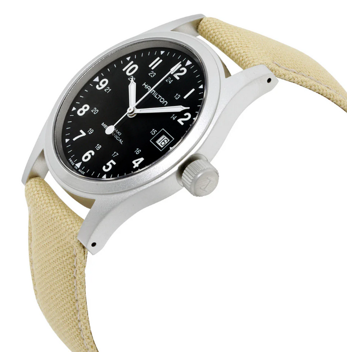 Hamilton Khaki Field Mechanical Black Dial 38mm Men's Watch H69439933