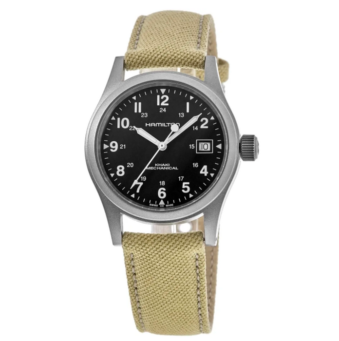 Hamilton Khaki Field Mechanical Black Dial 38mm Men's Watch H69439933