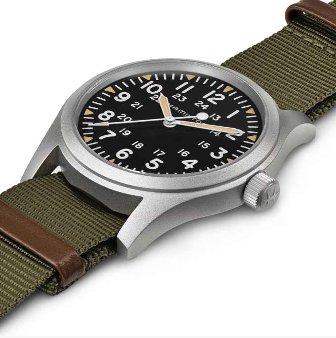 Hamilton Khaki Field Mechanical Black dial Stainless steel Case 42mm Unisex Watch H69529933