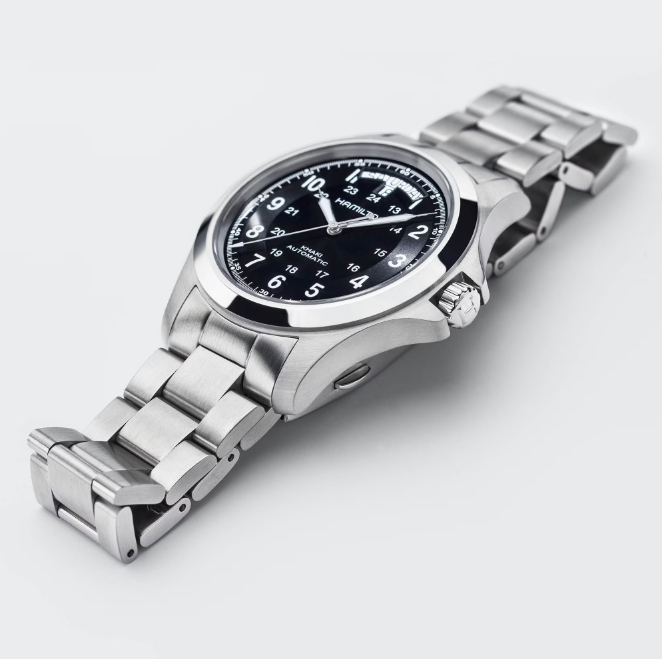 Hamilton Khaki King Black Dial Stainless Steel Men's Watch H64455133