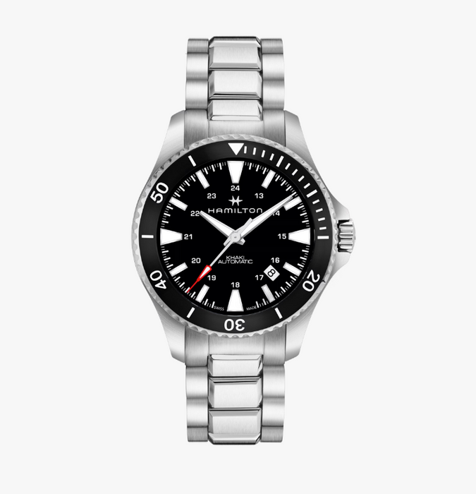 Hamilton Khaki Navy Scuba Automatic Black Dial Men's Watch H82335131