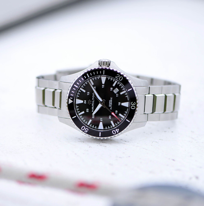 Hamilton Khaki Navy Scuba Automatic Black Dial Men's Watch H82335131