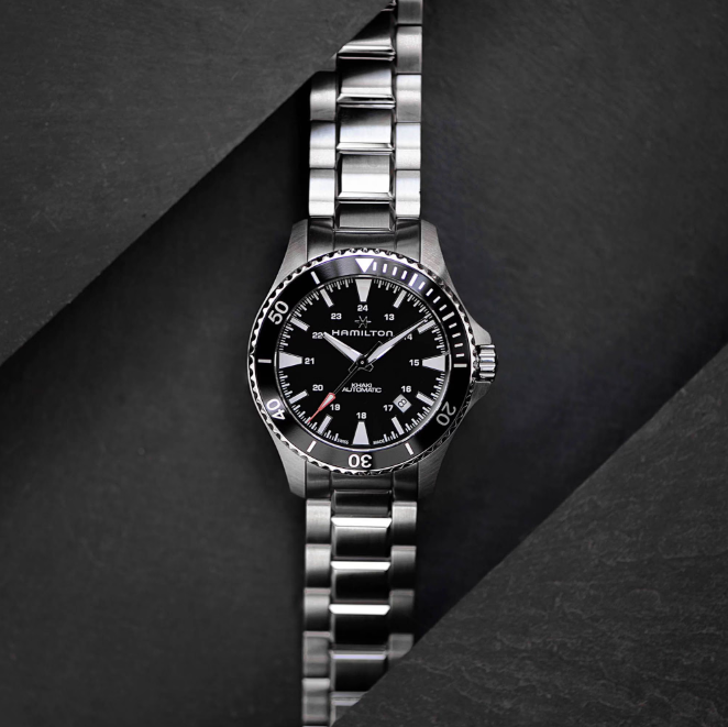 Hamilton Khaki Navy Scuba Automatic Black Dial Men's Watch H82335131