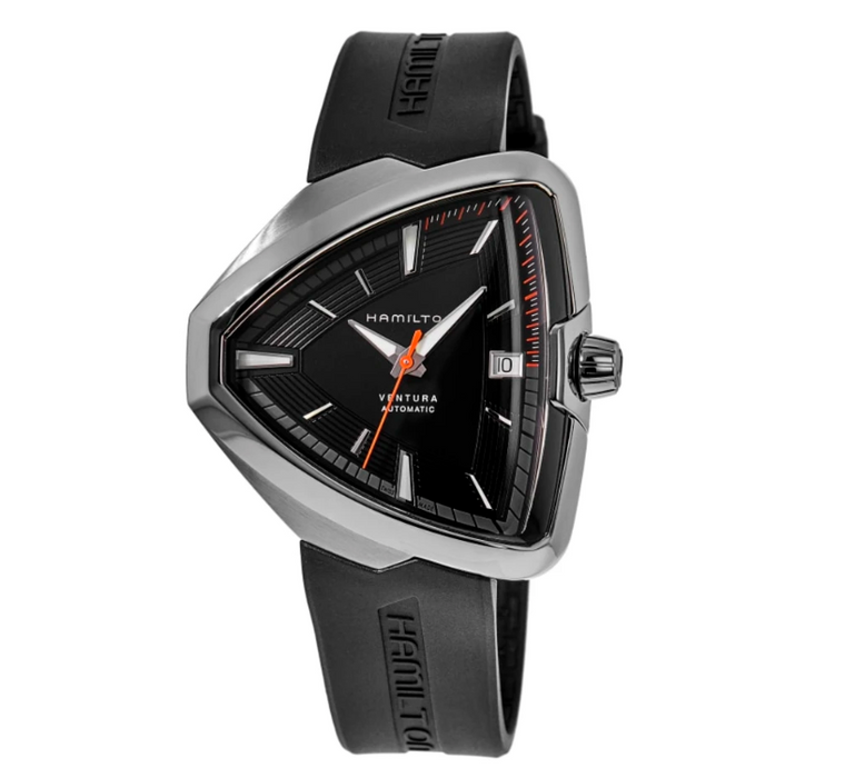Hamilton Ventura Elvis80 Auto Stainless Steel Black Dial Men's Watch H24555331