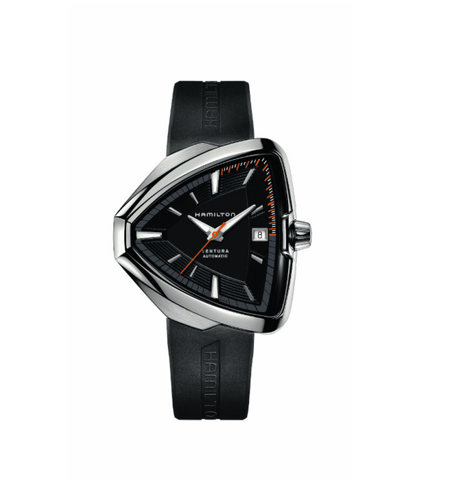 Hamilton Ventura Elvis80 Auto Stainless Steel Black Dial Men's Watch H24555331