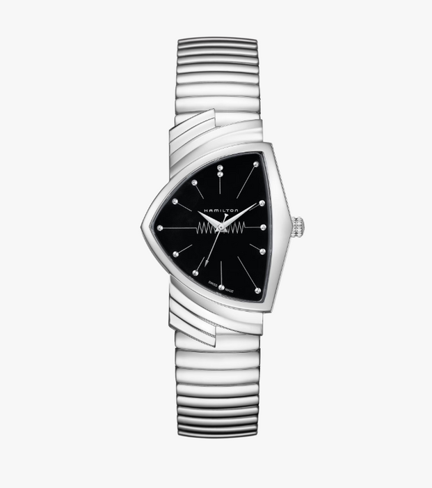 Hamilton Ventura Quartz Stainless Steel Men's Watch H24411232