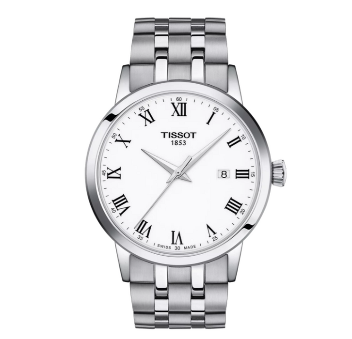 Tissot Classic Dream 42Mm T1294101101300 White Men's Watch