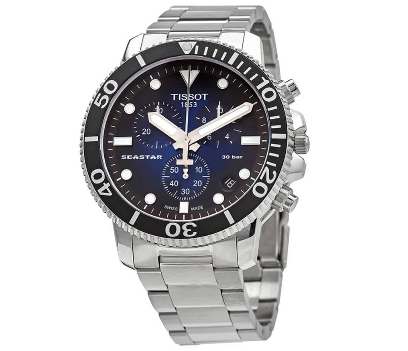 Tissot Seastar 1000 Chrono Stainless Steel Men's Watch T1204171104101