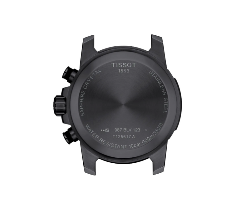 Tissot Supersport Chrono Black Dial Aluminum Bezel Men Watch T1256173705101