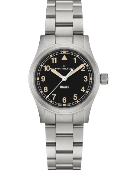 Hamilton Khaki Field Quartz Black Dial and Stainless Steel 33mm Watch H69301131