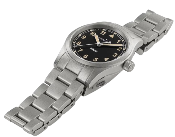 Hamilton Khaki Field Quartz Black Dial and Stainless Steel 33mm Watch H69301131
