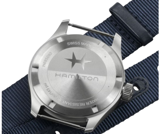 Hamilton Khaki Field Power Reserve Mechanical Blue Dial Men's Watch H69509940