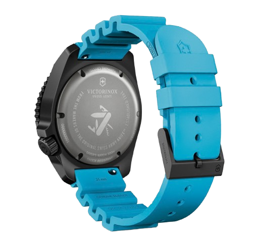 Victorinox Dive Pro Automatic Black Titanium Blue Rubber Men's Watch 242071