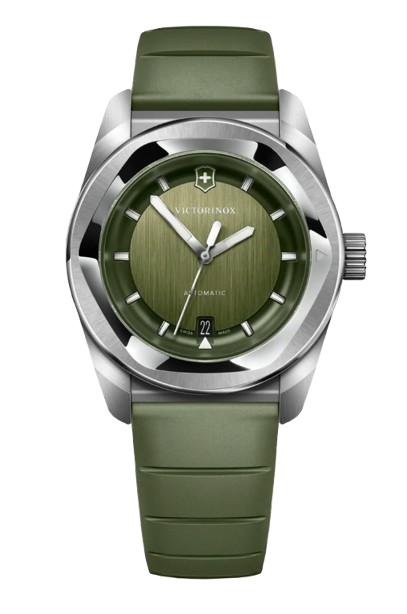 Victorinox Concept One Automatic Green Dial Rubber Strap Men's Watch 242058