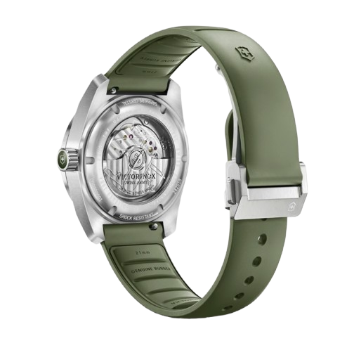 Victorinox Concept One Automatic Green Dial Rubber Strap Men's Watch 242058
