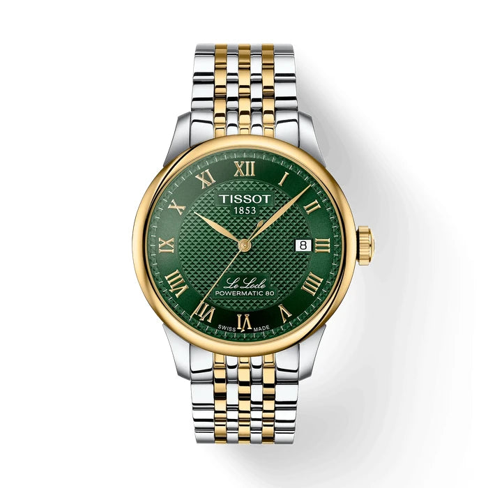 Tissot Le Locle 39.3Mm T0064072209300 Green Men's Watch_1