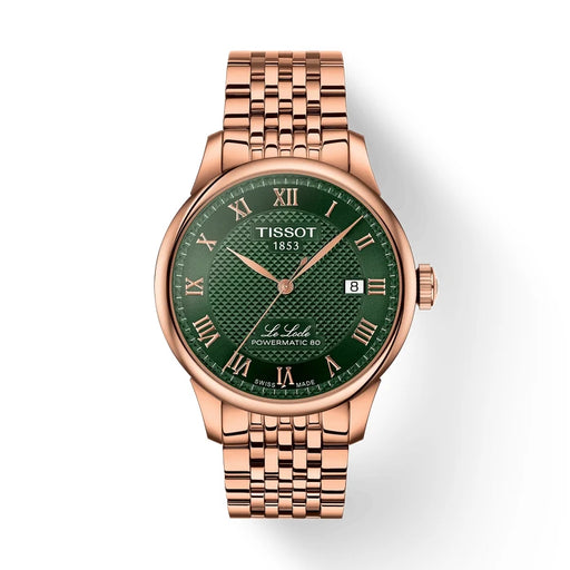 Tissot Le Locle 39.3Mm T0064073309300 Green Men's Watch_1