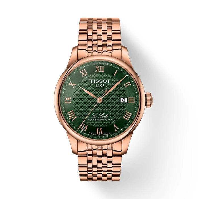 Tissot Le Locle 39.3Mm T0064073309300 Green Men's Watch_1