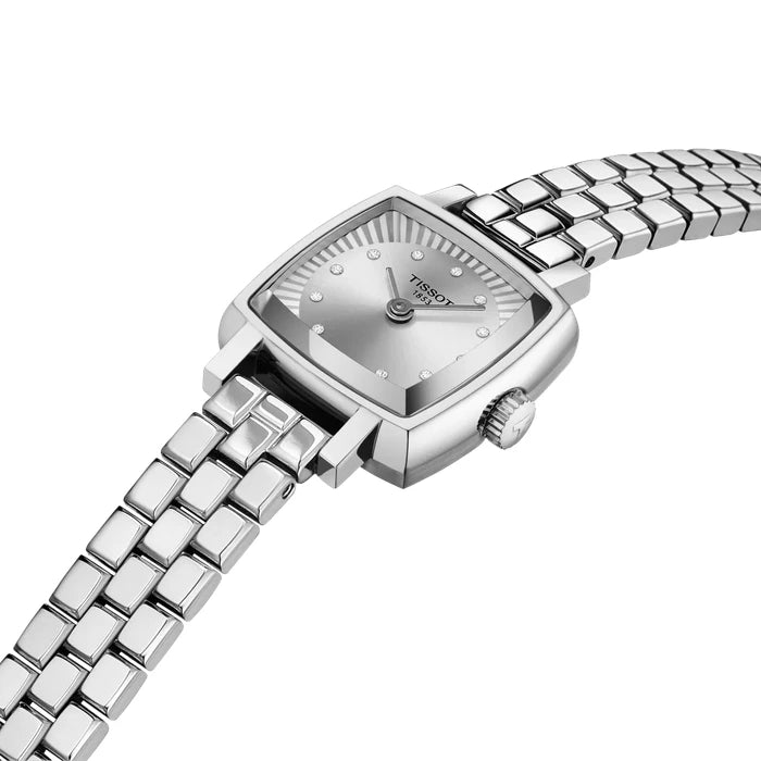 Tissot Lovely Square 20X20Mm T0581091103601 Silver Women's Watch_6