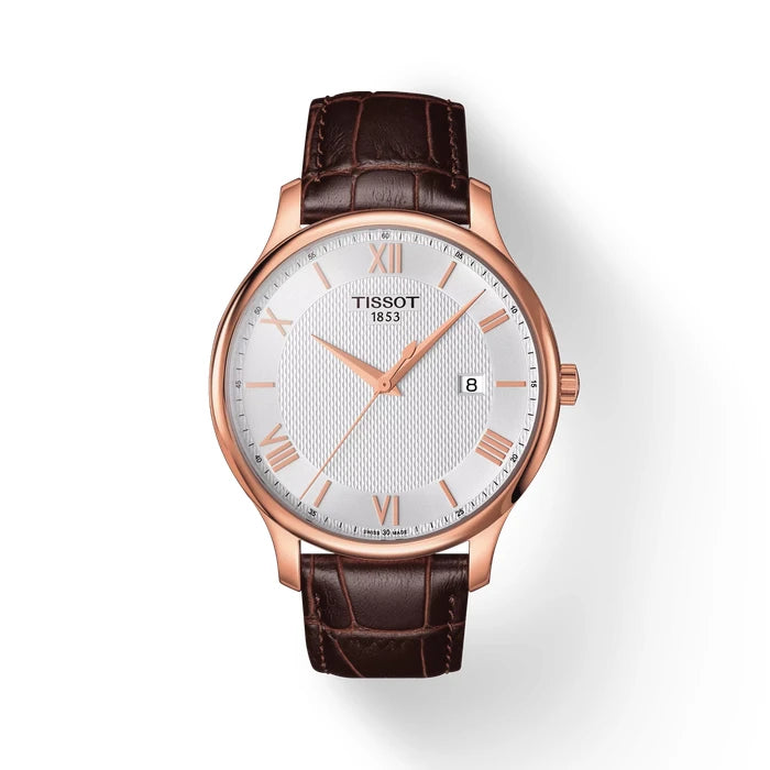 Tissot Tradition 42Mm T0636103603800 Silver Men's Watch_1