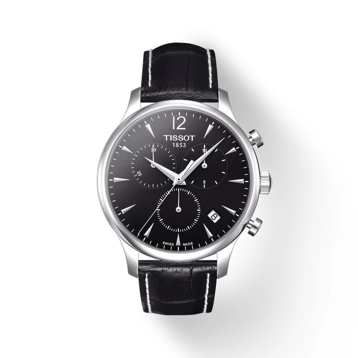 Tissot Tradition 42Mm T0636171605700 Black Men's Watch_1