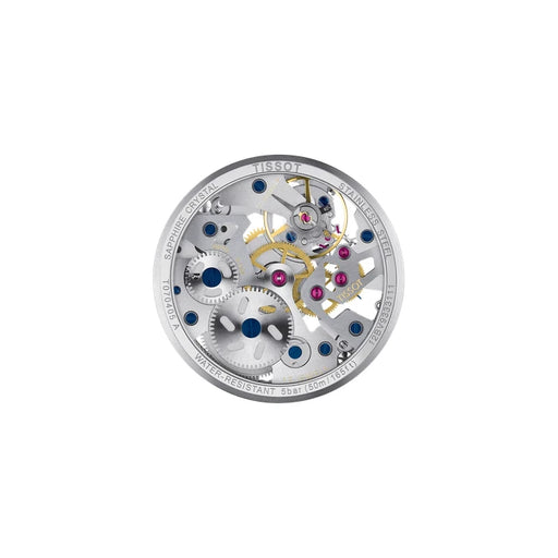 Tissot T-Complication Squelette 43Mm T0704051641100 Transparent Men's Watch_2