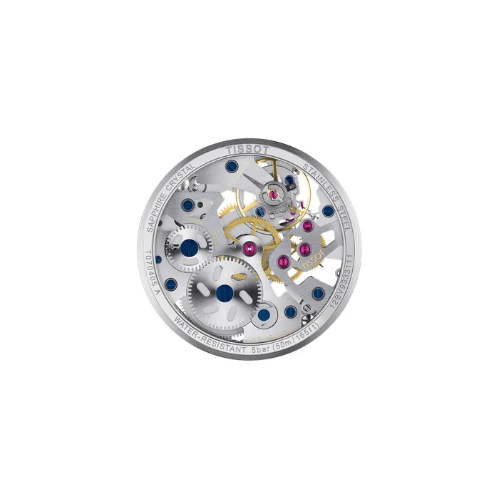 Tissot T-Complication Squelette 43Mm T0704051641100 Transparent Men's Watch_2