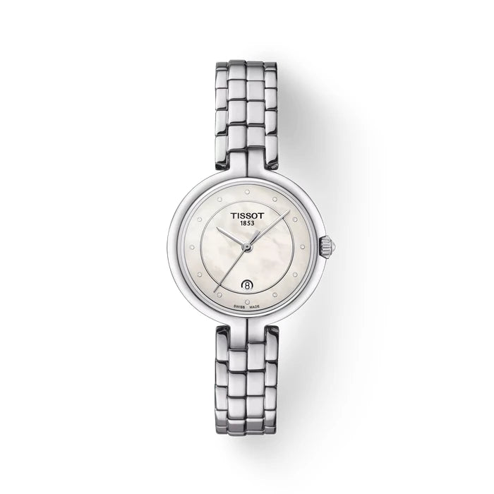 Tissot Flamingo 30Mm T0942101111601 White mother-of-pearl Women's Watch_1