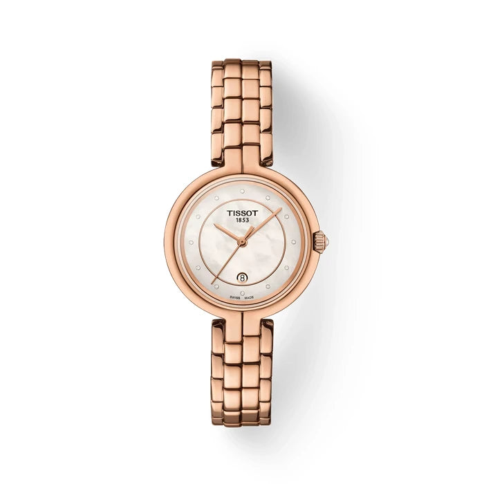 Tissot Flamingo 30Mm T0942103311602 White mother-of-pearl Women's Watch_1