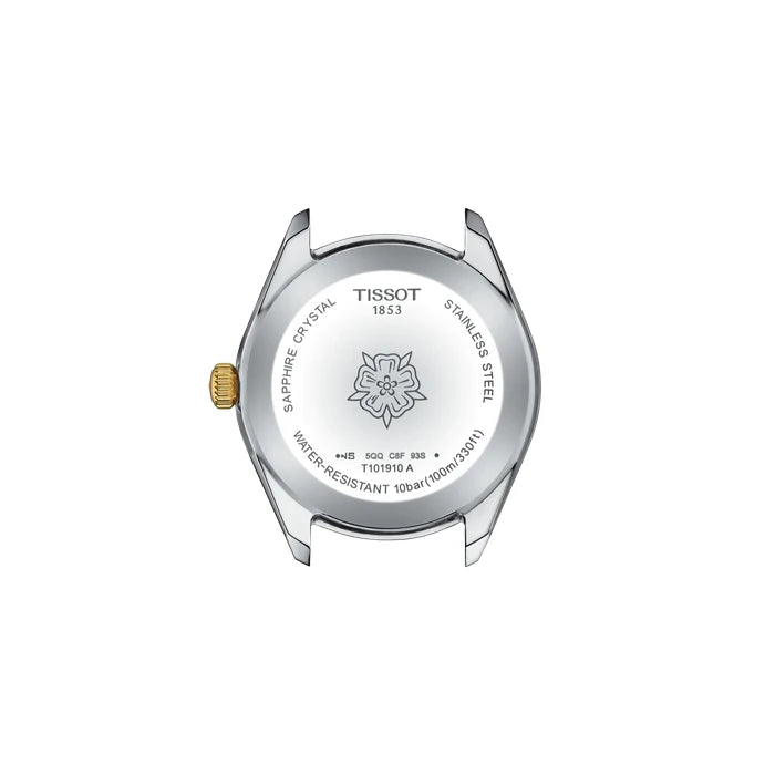 Tissot Pr 100 Sport Chic 36Mm T1019102211100 White mother-of-pearl Women's Watch_3