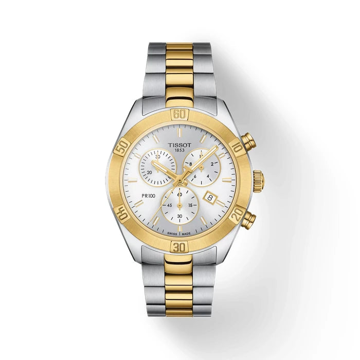 Tissot Pr 100 Sport Chic 38Mm T1019172203100 Silver Women's Watch_1