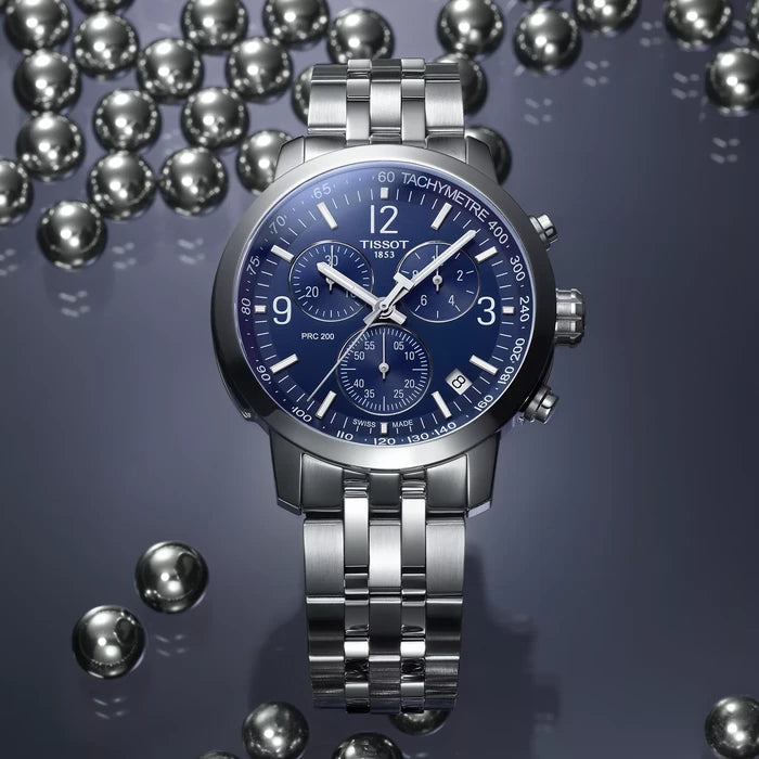 Tissot Prc 200 43Mm T1144171104700 Blue Men's Watch_9