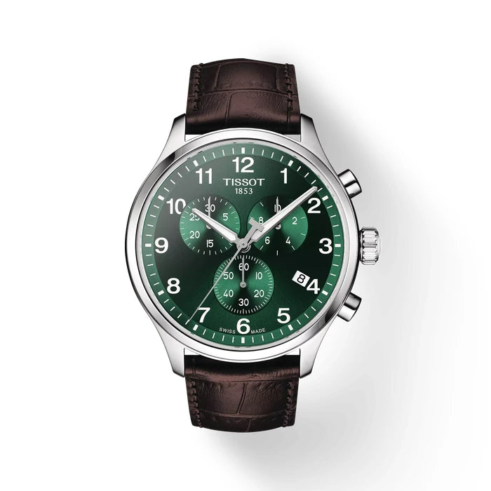 Tissot Chrono Xl Classic 45Mm T1166171609200 Green Men's Watch_1