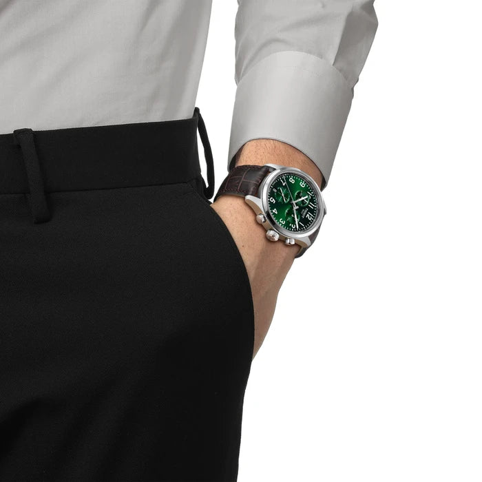 Tissot Chrono L 42mm Green Men's Watch T1164171609200_5