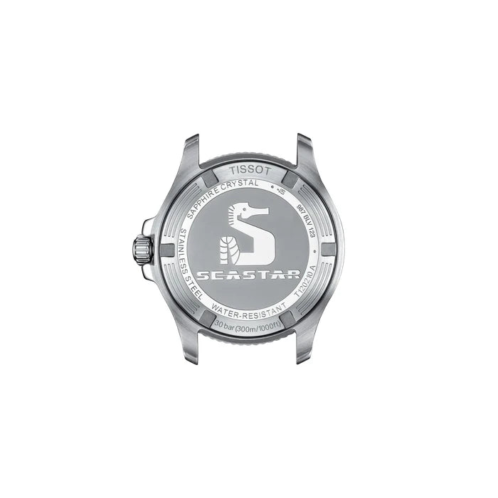 Tissot Seastar 1000 36Mm T1202102205101 Black Women's Watch_2