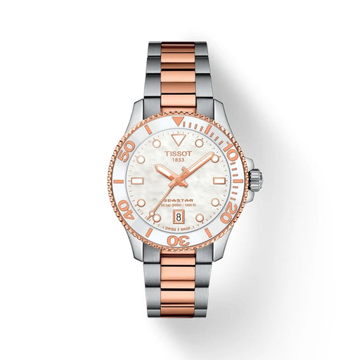 Tissot Seastar 1000 36Mm T1202102211100 White mother-of-pearl Women's Watch_1