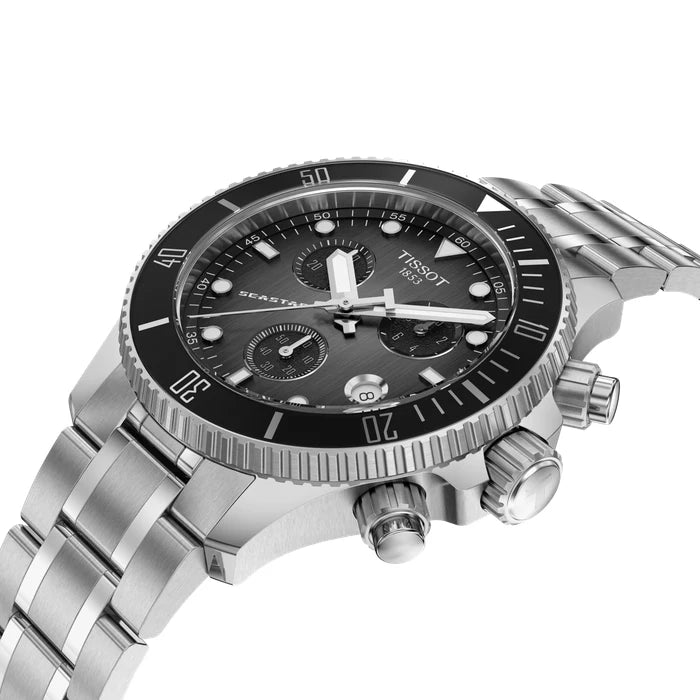 Tissot Seastar 1000 38Mm T1202171106100 Graded grey-black Unisex Watch_5