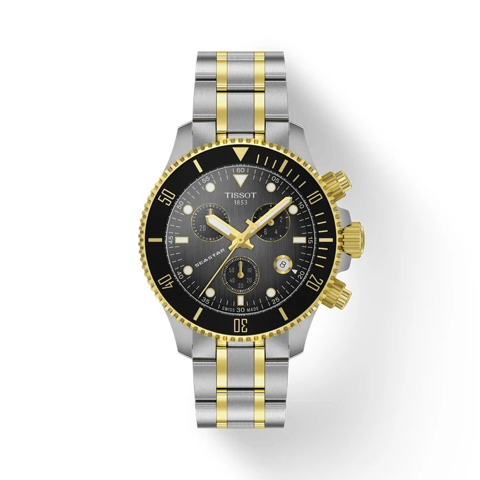Tissot Seastar 1000 38Mm T1202172206100 Graded grey-black Unisex Watch_1
