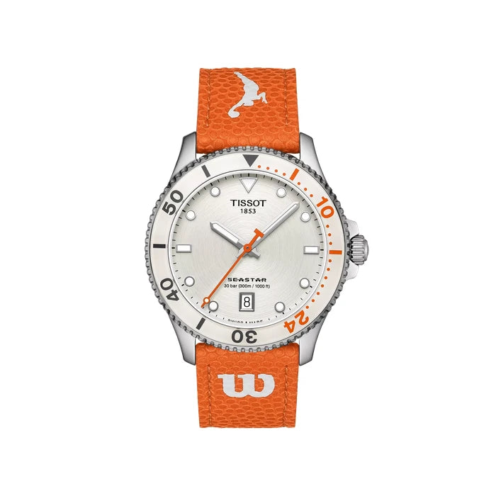 Tissot Seastar Wilson Wnba 40Mm T1204101701100 White Unisex Watch_12