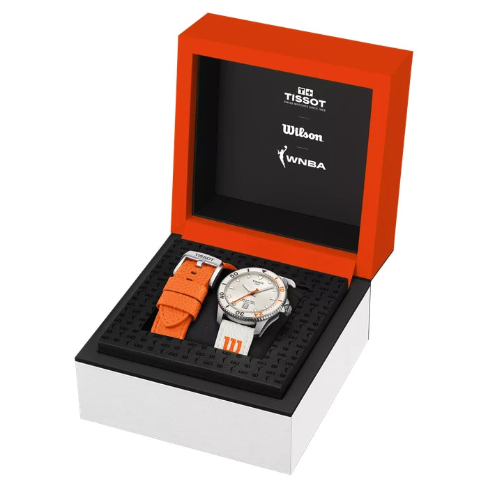 Tissot Seastar Wilson Wnba 40Mm T1204101701100 White Unisex Watch_9